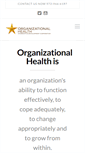 Mobile Screenshot of organizationalhealth.com